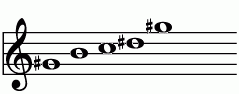 G#_(+9)の練習 ピアノスケール一覧 譜面